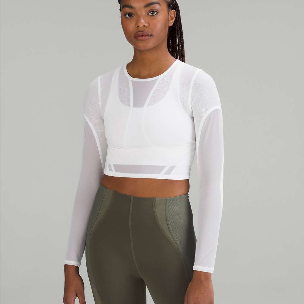 Lululemon- Mesh Panelled Training Long Sleeve Shirt